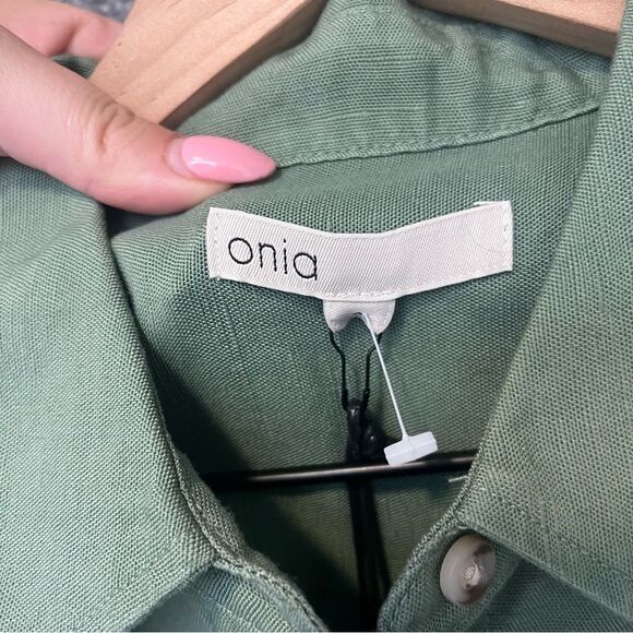 Onia Air Linen Sleeveless Shirtdress - Picture 12 of 16